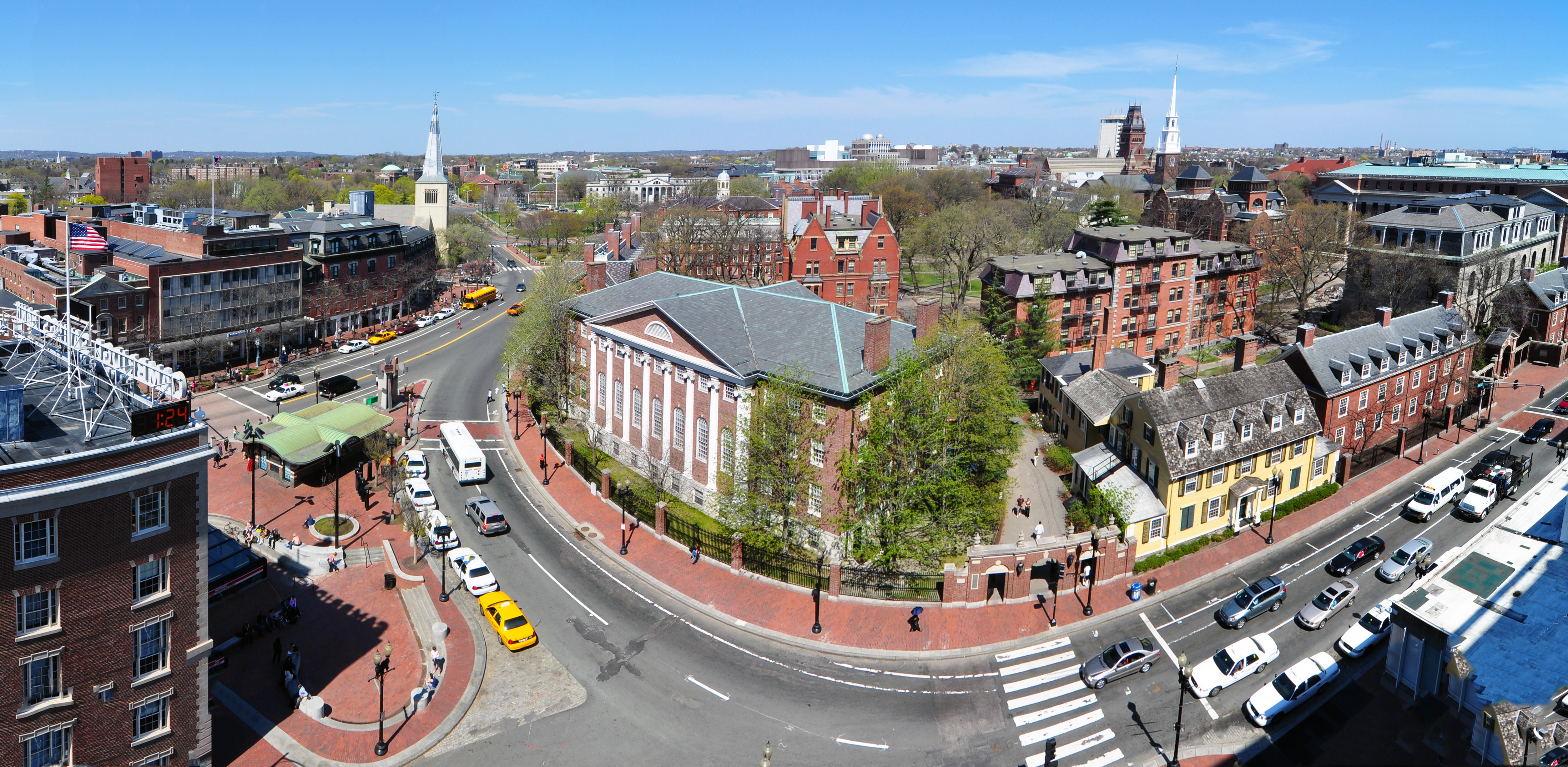 Campus da Universidade de Harvard em Cambridge, em Massachussetts